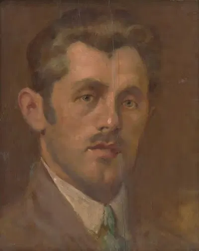 Портрет П. Трунката by Милан Томка Митровский, 1934–1936 — digital art print download