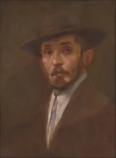 Автопортрет by Милан Томка Митровский, 1900–1910 — digital art print download