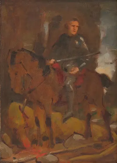 Эскиз к исторической картине by Милан Томка Митровский, 1901–1950 — digital art print download