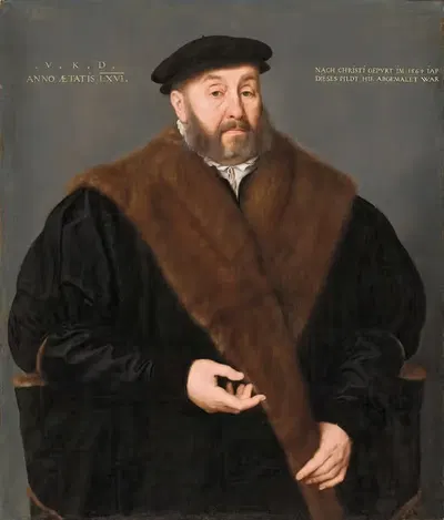 Portrait of Valentin Kötzler (1499-1564) by Nicolas Neufchâtel, 1499-1564 — digital art print download