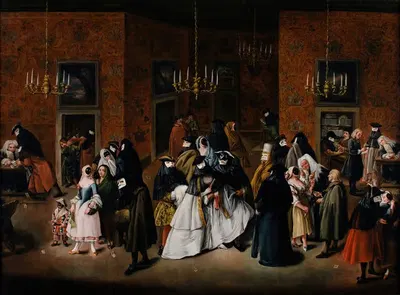 The Ridotto by Pietro Longhi — digital art print download