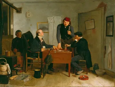 Игроки в карты by Ричард Кейтон Вудвилл, 1846 — digital art print download