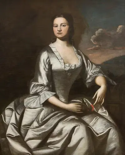 Mrs. John Banister by Robert Feke, 1748 — digital art print download