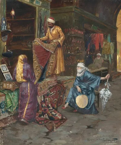 The Carpet Seller by Rudolf Ernst — digital art print download