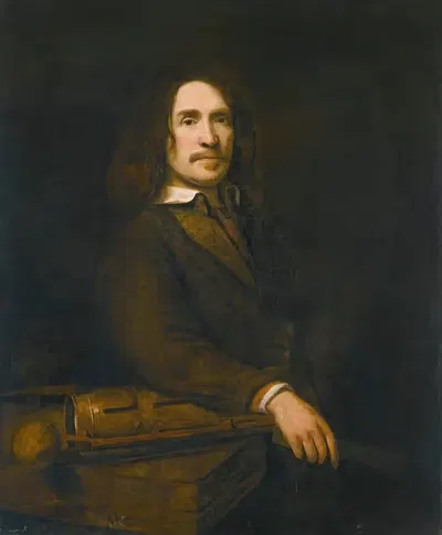 Портрет джентльмена, возможно, Каспара Кальтгофа (умер в 1664) by Самуэль ван Хоогстракен, 1650 — digital art print download