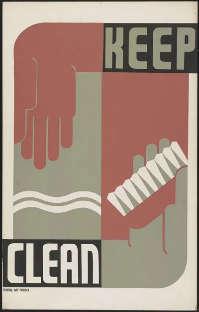 Keep clean by Erik Hans Krause, 1936-1939 — digital art print download