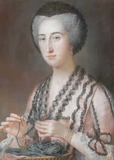 Portrait Of Susanna Hoare, Viscountess Dungarvan, Later Countess Of Ailesbury by William Hoare of Bath, 1732-1783 — digital…