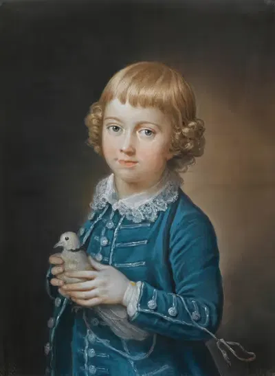 Portrait Of George Brudenell-Bruce, Lord Bruce by William Hoare of Bath, 1762-1783 — digital art print download