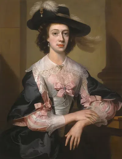 Portrait Of Susan, Mrs Henry Hoare Of Stourhead by William Hoare of Bath — digital art print download