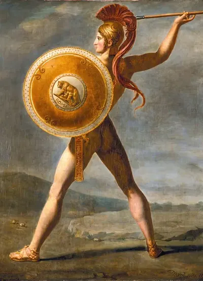 Римский воин by Круг Жака-Луи Давида, 1824 — digital art print download