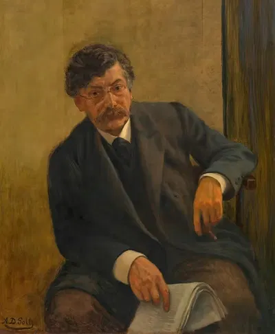 Виктор Адлер (врач, журналист и политик) by Александр Деметриус Гольц, 1917 — digital art print download