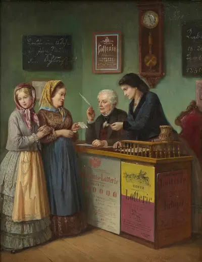 Лотто-коллекция by Август Мансфельд, 1873 — digital art print download