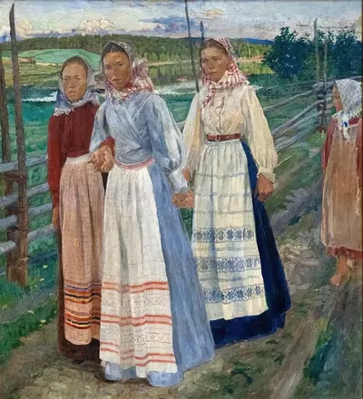 Субботний вечер by Карл Вильгельмсон, 1900 — digital art print download
