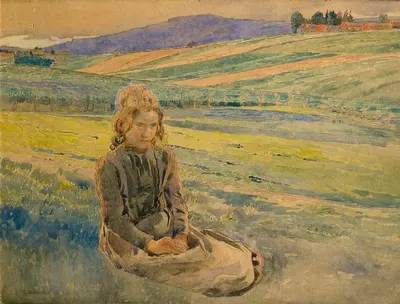 Летний вечер by Карл Вильгельмсон, 1900 — digital art print download