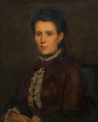 Лаура Кундман, урожденная Таутенхайн, жена скульптора Карла Кундмана by Кристиан Грипенкерл, 1880 — digital art print…