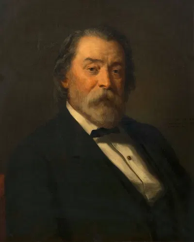 Theophil Hansen (Baumeister und Architekt) by Christian Griepenkerl, 1893 — digital art print download