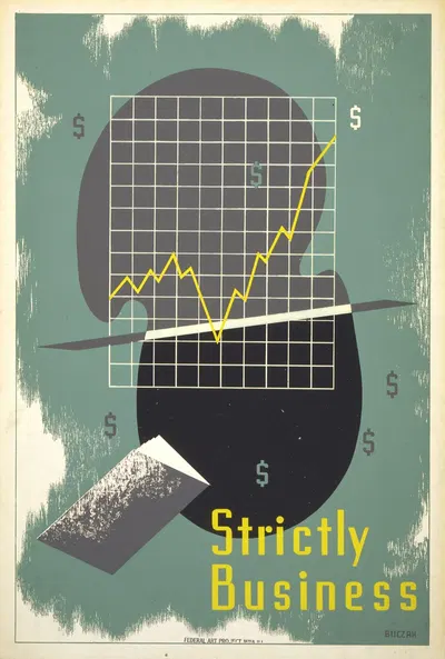 Strictly business by John Buczak, 1936-1939 — digital art print download