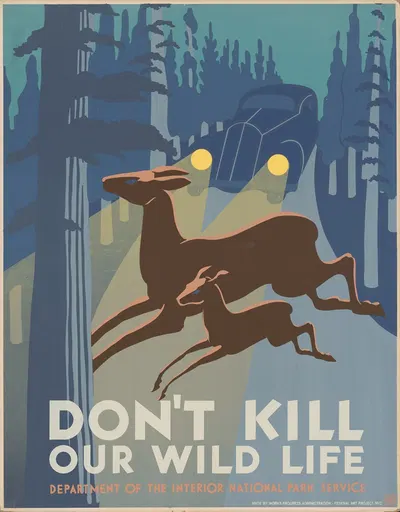 Don't kill our wild life by John Wagner, 1936-1940 — digital art print download