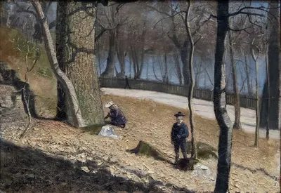 Hepatica by Eugène Jansson, 1890-1891 — digital art print download
