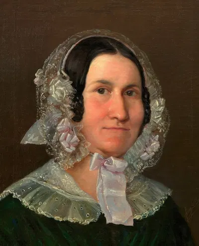 Анна Альт (жена Якова Альта) by Франц Альт, 1842 — digital art print download