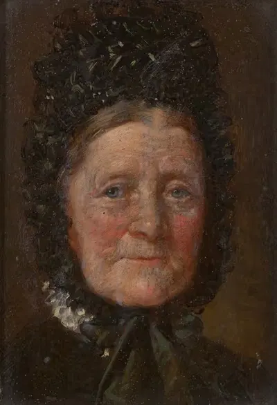 Marie Deutsch (Mutter des Künstlers) by Friedrich Deutsch — digital art print download