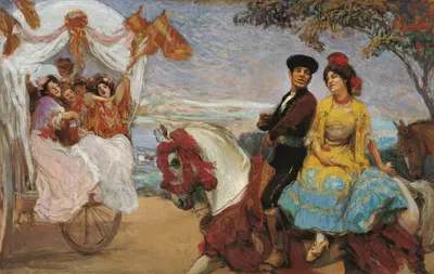 Паломничество by Гонсало Бильбао Мартинес, c. 1915 — digital art print download