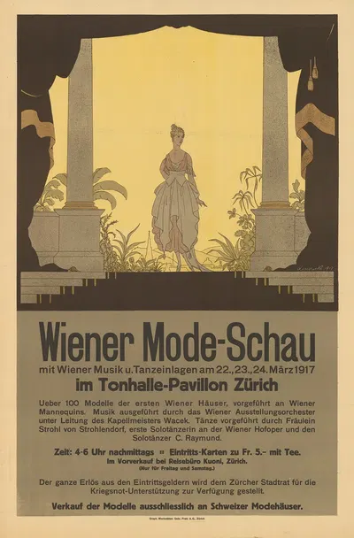Wiener Mode-Schau by Отто Фридрих Карл Лендеке, 1917 — digital art print download