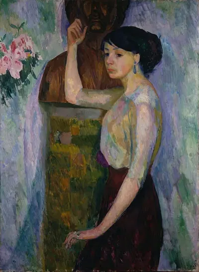 Портрет миссис Исе Морсинг by Исаак Грюнвальд, 1910 — digital art print download
