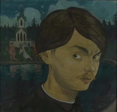 Автопортрет by Ивар Аросениус, 1905 — digital art print download