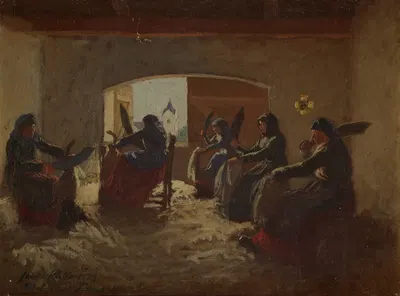 Interior by Jakob Kulle, 1873 — digital art print download