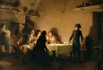 Ужин в Бокере, 28 июля 1793 by Жан Леконт дю Нуй, 1869 - 1894 — digital art print download