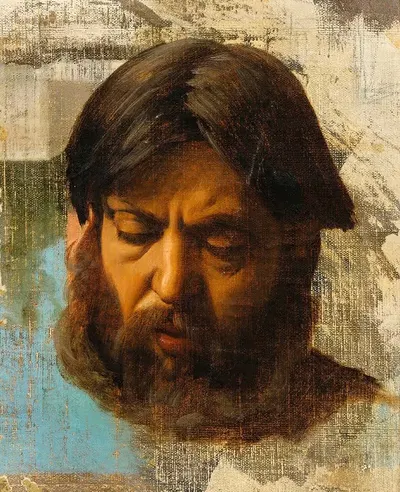 Голова бородатого мужчины by Жан Леконт дю Нуй — digital art print download