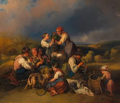 Уборщик by Иоганн Маттиас Ранфтль, 1845 — digital art print download