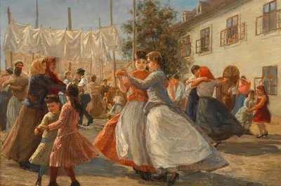 Последний танец на Шестишиммельберге by Иоганн Михаэль Купфер, 1893 — digital art print download