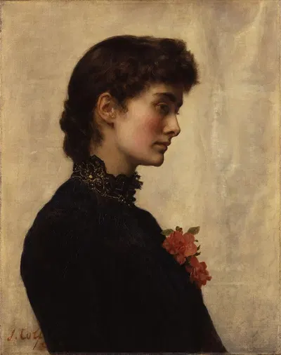 Marian Collier (née Huxley) by John Collier, 1882-1883 — digital art print download
