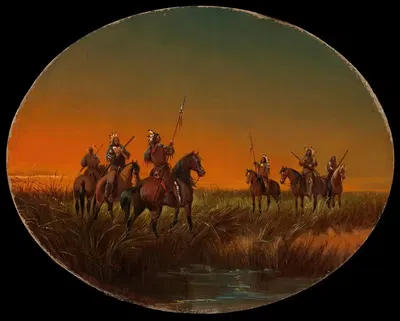 The Challenge by John Mix Stanley — digital art print download