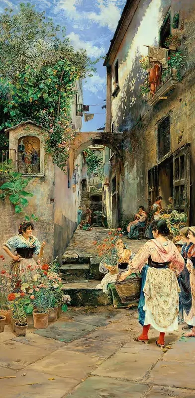Слухи by Хосе Гальегос и Арноса, 1893 — digital art print download