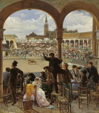 Проход в корриде by Хосе Хименес и Аранда, 1870 — digital art print download
