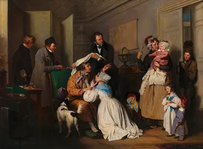 Офтальмолог by Йозеф Данхаузер, 1837 — digital art print download