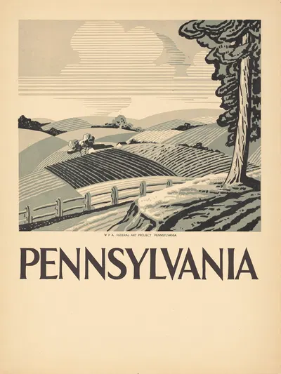 Pennsylvania by Robert Muchley, 1936 — digital art print download