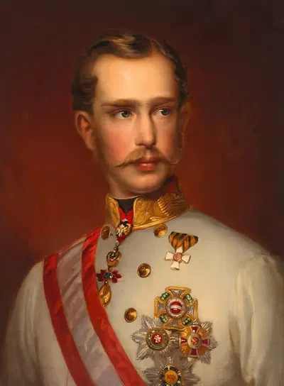 Император Франц Иосиф I by Йозеф Нойгебауэр, 1858 — digital art print download