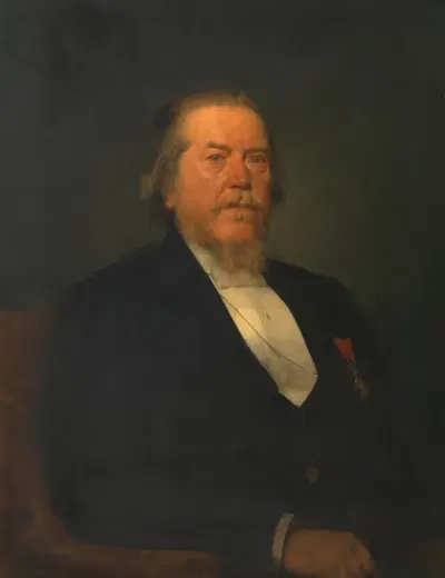 Johann Loidolt (auch. Johann Loidold), Bezirksvorsteher Josefstadt by Julius Schmid — digital art print download