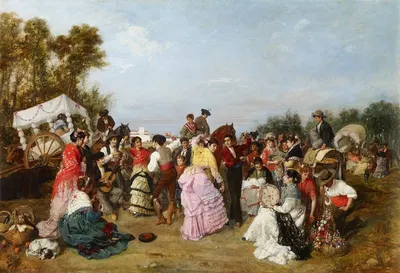 На паломничестве в Торрихос by Мануэль Кабрал Агуадо Бехарано, 1883 — digital art print download