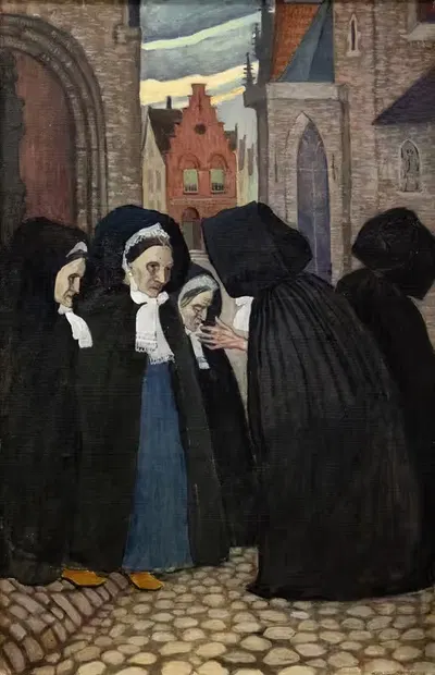 Брюгге by Олоф Сагер-Нельсон, 1894 — digital art print download