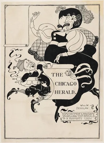 The Chicago Herald by William Wallace Denslow — digital art print download