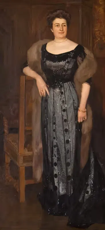Портрет миссис Элис Тиль by Оскар Бьёрк, 1909 — digital art print download