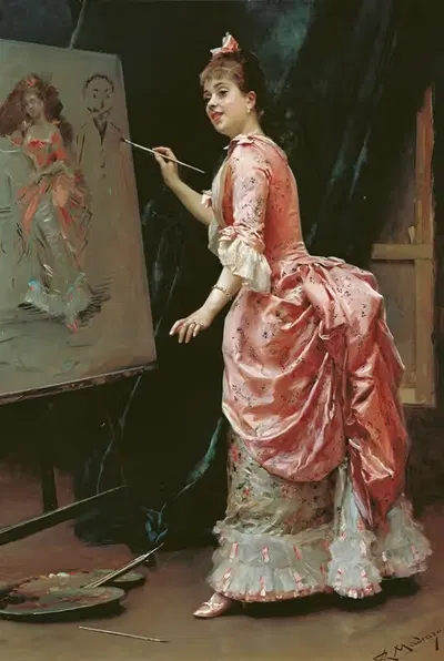 Модельные шалости by Раймундо де Мадразо и Гаррета, c. 1885 — digital art print download