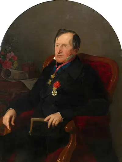 Josef Freiherr von Hammer-Purgstall (Diplomat und Orientalist) by Rosalia Amon — digital art print download
