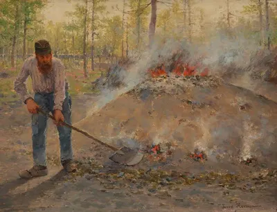 В лесу Фонтенбло (Кёлер) by Теодор фон Хёрманн — digital art print download
