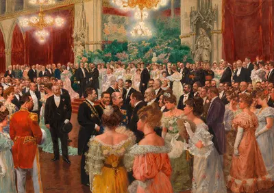 Ball der Stadt Wien by Wilhelm Gause, 1904 — digital art print download